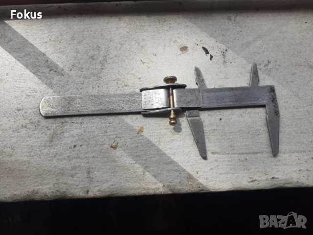 Стар английски марков малък шублер, снимка 6 - Антикварни и старинни предмети - 54183234