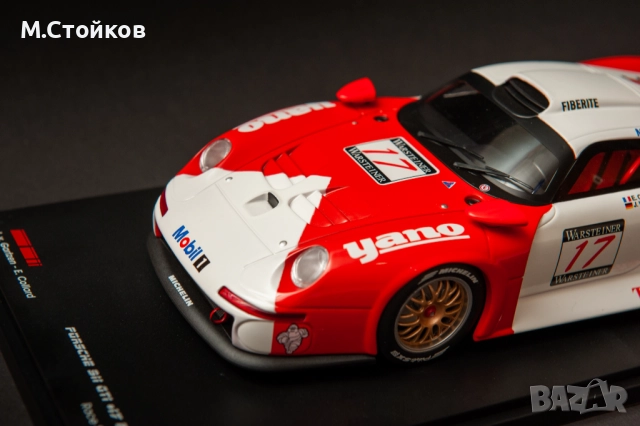 Porsche 911 GT1 1/18 Werk83, снимка 3 - Колекции - 52806736