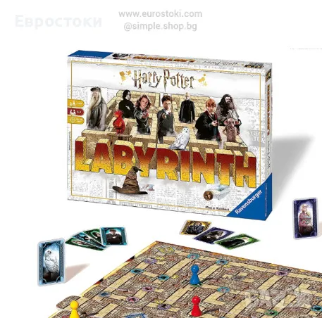 Настолна игра Harry Potter Labyrinth Ravensburger, семейна игра Хари Потър Лабиринт, снимка 1