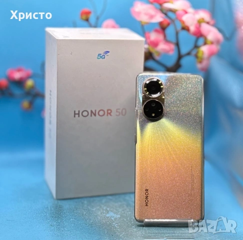 Honor 50, Dual SIM, 256GB, 8GB RAM, 5G, FROST CRYSTAL 