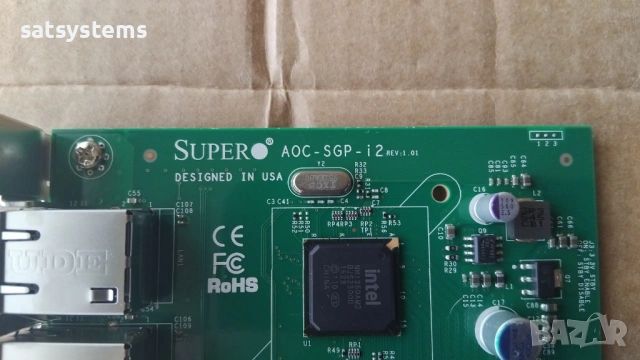 SuperMicro AOC-SGP-I2 PCI Express Dual Port Gigabit Network Adapter Card, снимка 7 - Други - 54237617