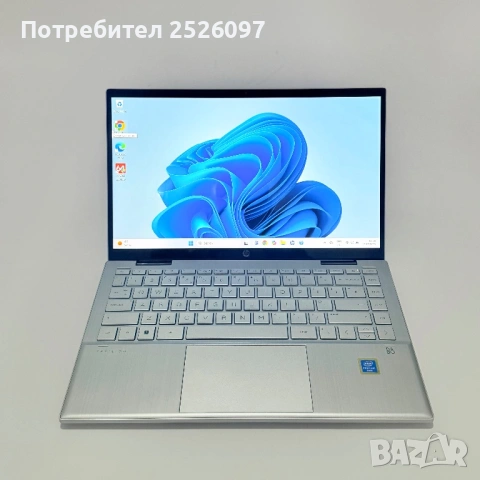 HP Pavilion x360/14” IPS Touch/Pentium Gold 7505, снимка 4 - Лаптопи за работа - 54212228