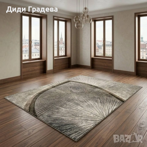 Модерен килим за хол 120х160см,Противоплъзгащ и миещ се, снимка 5 - Други - 53882974