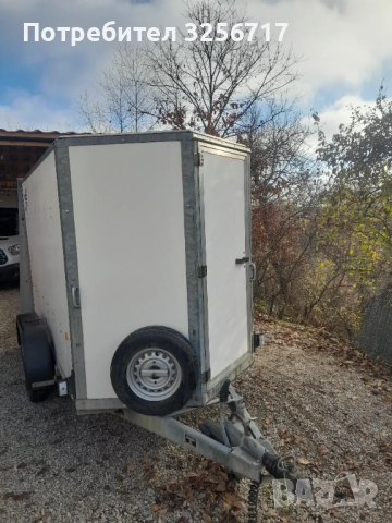 Затворено Ремарке 2700кг. Ифор Уилямс Iford Williams. Модел BV105G, снимка 7 - Ремаркета - 52806634