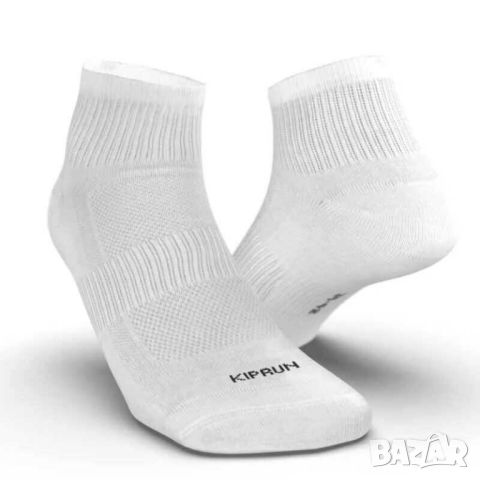 Мъжки чорапи за бягане Kiprun, 3 чифта, Бели, 35-50, снимка 1 - Мъжки чорапи - 46130395