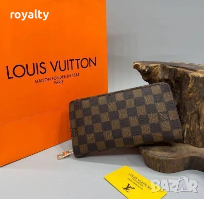 Louis Vuitton Ново Дамско Кожено Портмоне Луи Витон 