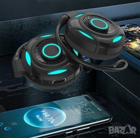 Безжични слушалки, Bluetooth 5.2, Елиминиране на шума, 110 mAh, 12 ч, снимка 1 - Безжични слушалки - 46071240