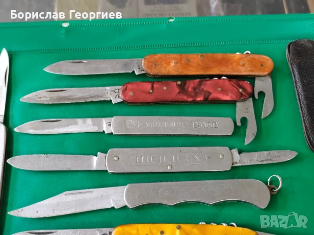 Лот джобен нож 11 броя, снимка 4 - Ножове - 52211871