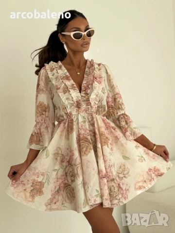 Елегантна дамска рокля, 3цвята , снимка 13 - Рокли - 53939581