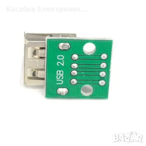 USB към DIP адаптер, USB тип A женска букса, снимка 2 - Друга електроника - 47475626