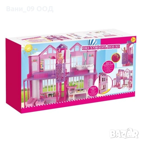 Голяма къща за Барби с асансьор, снимка 7 - Кукли - 53277505