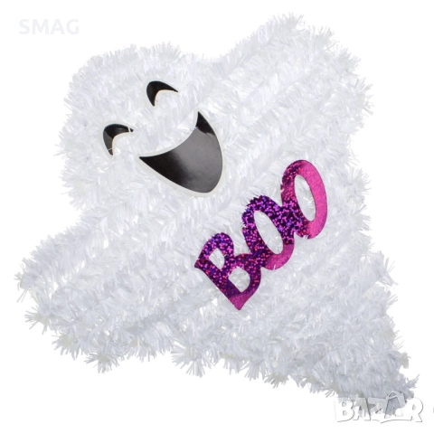 Halloween / Хелоуин декоративни висящи духчета Tinsel – Glow in the Dark, 25x70см_1255049, снимка 3 - Декорация за дома - 52028348