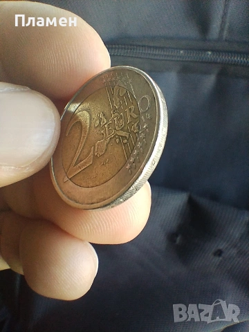 монета 2 евро 2002 Германия с буква F