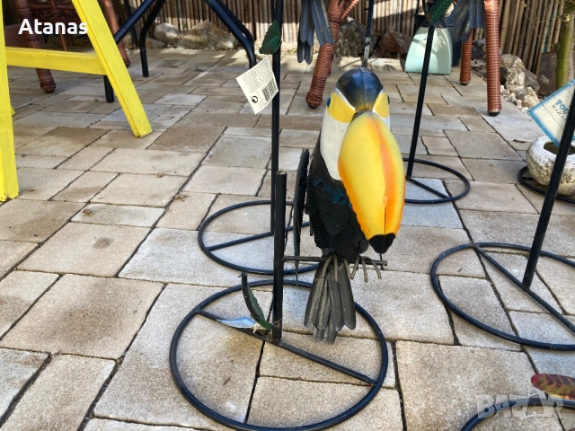 Метални птици за градинска украса, снимка 3 - Градински мебели, декорация  - 52024598