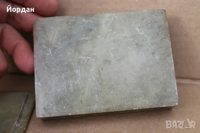 Стара Китайска кутия-камък и седеф, снимка 9 - Антикварни и старинни предмети - 49849172