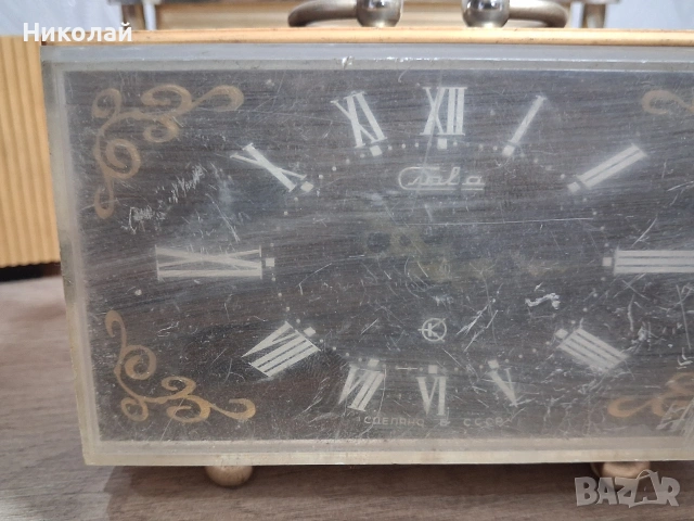 Лот 4 броя електро механични будилници Слава Наири за ремонт части, снимка 5 - Антикварни и старинни предмети - 53618398