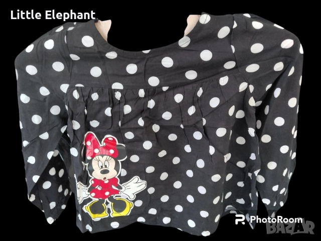 Блузка с дълъг ръкав за 3-4 год мом,Disney,Minnie Mouse,Англия/нова