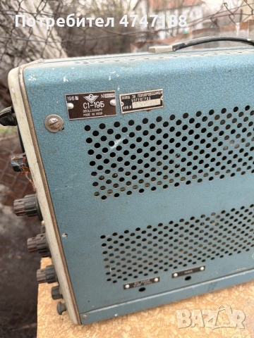 модел С1-19Б, произведен в СССР.  Тип: Аналогов осцилограф, предназначен за изобразяване на електрич, снимка 4 - Суичове - 53927595