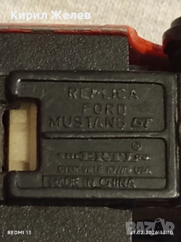 Метална количка спортен модел FORD MUSTANG 🐎 за КОЛЕКЦИЯ ДЕКОРАЦИЯ 20530, снимка 8 - Колекции - 53570874