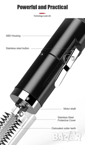 Безжичен професионален уред за почистване на риба, машинка за риба, чистене на риба, снимка 7 - Обзавеждане на кухня - 52006259