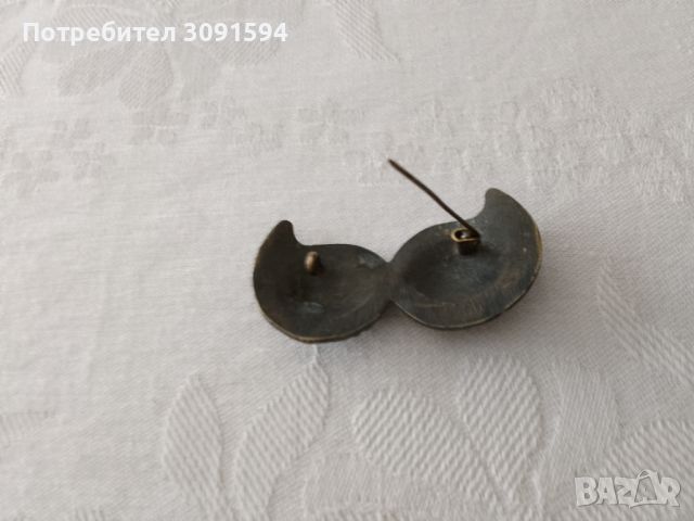  Стара Брошка пафти, бронзов накит, снимка 5 - Антикварни и старинни предмети - 46448505