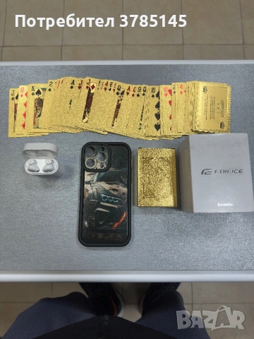 Часовник casio, безжични слушалки, plastic карти за игра + подарък , снимка 7 - Bluetooth слушалки - 53177834