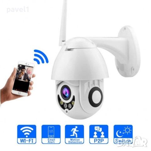 НОВА WiFi смарт камера със сензор за движение smart camera ip0005, снимка 4 - IP камери - 45127750