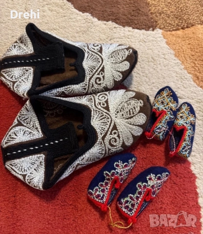 Дамски ръчна изработка терлици 37/38 номер 