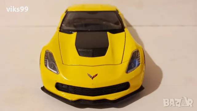 Chevrolet Corvette Z06 2017, WELLY - Мащаб 1:24, снимка 7 - Колекции - 49585371