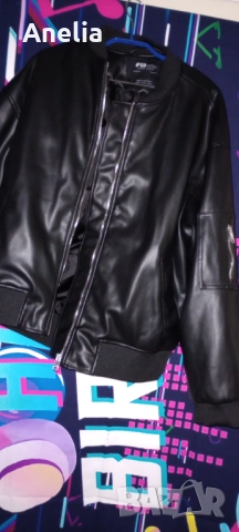 Дамско Яке Кожа Черно С М Л ХЛ, снимка 7 - Якета - 52558895