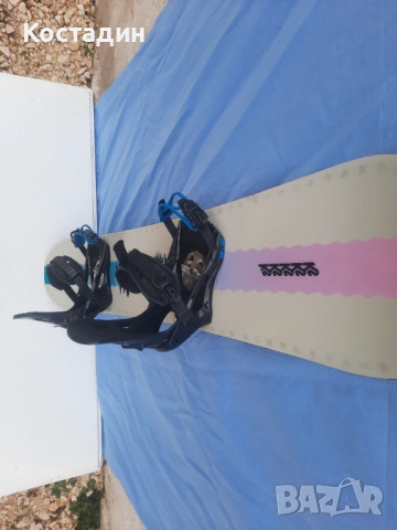 Сноуборд K2 Dreamsicle 149см. с автомати , снимка 2 - Зимни спортове - 53358376