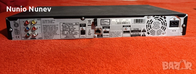 Блу рей плейър Pioneer BDP 120, снимка 3 - Плейъри, домашно кино, прожектори - 46638860