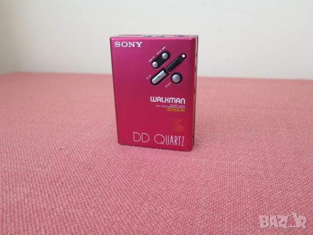 Sony walkman quartz WM-DD3 Red,1989г, снимка 2 - Радиокасетофони, транзистори - 46606067