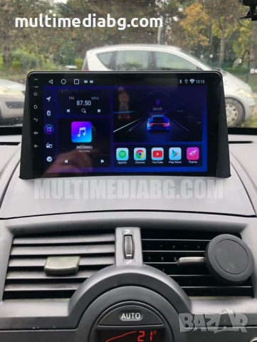 Renault Megane 2 2002г-2009 Мултимедия Навигация Android, снимка 5 - Аксесоари и консумативи - 49859632