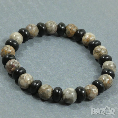 ⚜️ Гривни с камъни, кристали, керамика, синьо око, снимка 3 - Гривни - 50845520