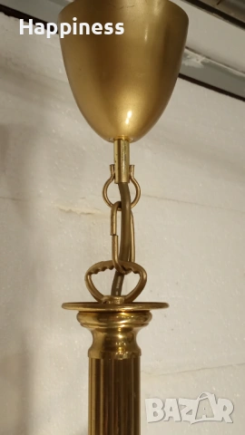 Абажур (Пендел) от месинг със специална крушка LED, снимка 7 - Лампи за таван - 53935988