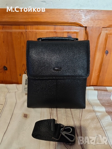 мъжка кожена чанта ARPELLE чисто нова, снимка 2 - Чанти - 52224369