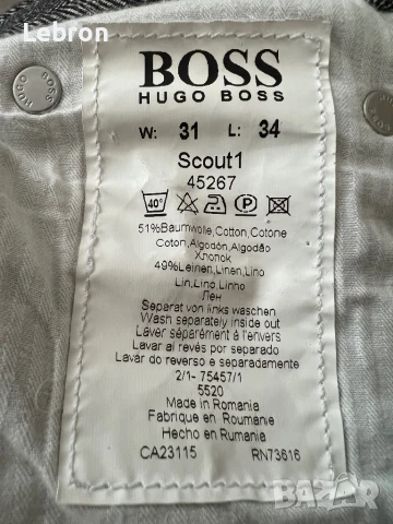 Мъжки панталон Boss, снимка 2 - Панталони - 50840219