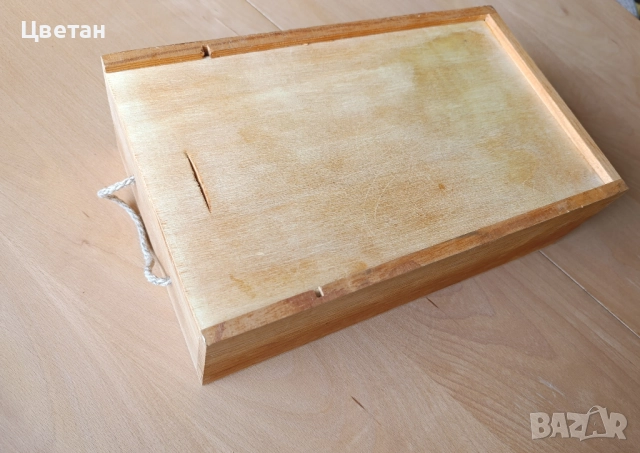 дървена кутия за 2 бутилки вино, снимка 5 - Други - 52638966