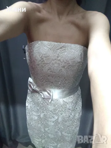 Елегантна дантелена рокля 