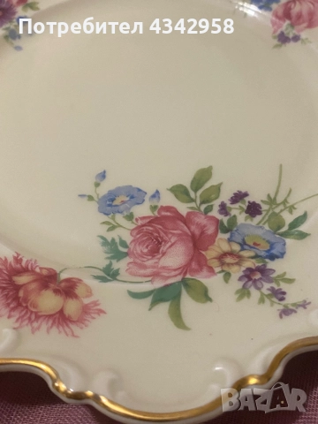 Hutschenreuther.1939-1964г. Порцеланова чиния., снимка 4 - Антикварни и старинни предмети - 52380855