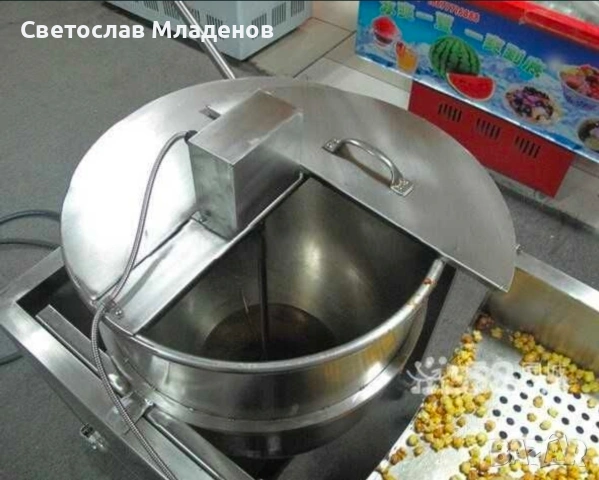 Линия за производство на карамелизирани пуканки и други храни!!!, снимка 2 - Други машини и части - 53260983