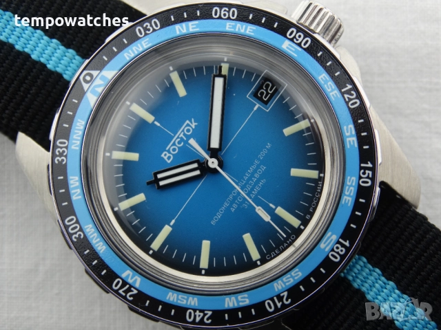 ВОСТОК АМФИБИЯ АВТОМАТИЧЕН- "Турист" ref: 14054Б, снимка 10 - Мъжки - 52943091