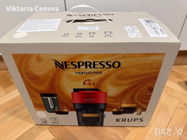 Кафемашина Nespresso Krups Vertuo Pop, снимка 7 - Кафемашини - 53055091