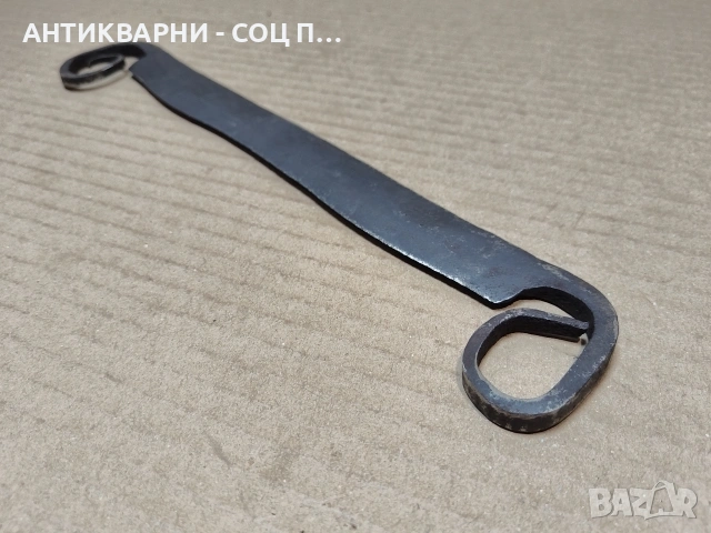 Стар Кован Рукан, Дърводелски Нож За Белене На Дърво. / НОМЕР 1746., снимка 2 - Антикварни и старинни предмети - 53967503