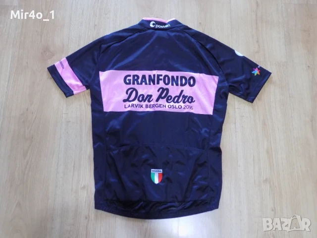 ново вело джърси diadora тениска горнище екип блуза елек шосейно колоездене оригинално мъжко L, снимка 2 - Спортни дрехи, екипи - 51403329