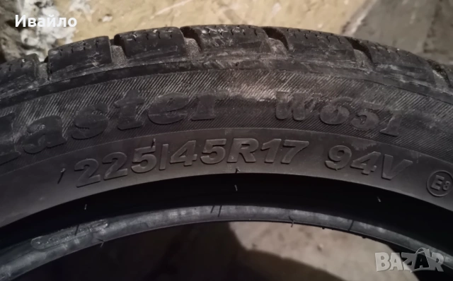 Продавам 1 брой зимна гума 225.45.17 дот 2021 Petlas , снимка 4 - Гуми и джанти - 53422354