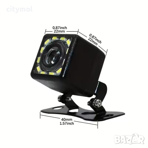 Камера за задно виждане, 12 LED, IP68 водоустойчив, 6 м кабел, снимка 5 - Аксесоари и консумативи - 51813681