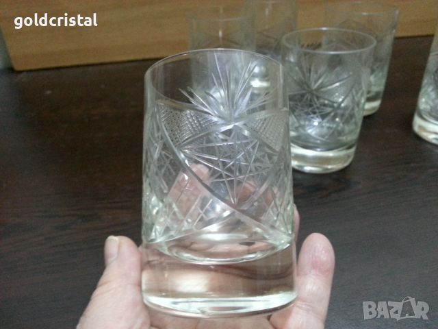 Кристални чаши , снимка 2 - Антикварни и старинни предмети - 45906549
