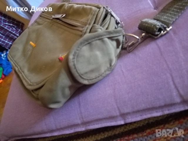 чанта маркова Спорт нова за през рамо и колан промазан плат 17х23х5 см, снимка 7 - Чанти - 53901223